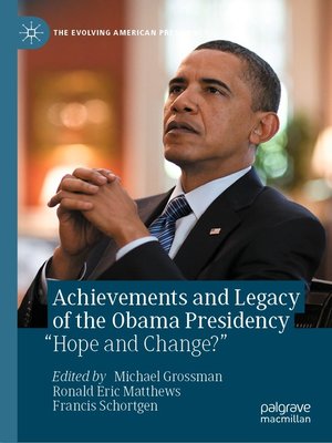 cover image of Achievements and Legacy of the Obama Presidency